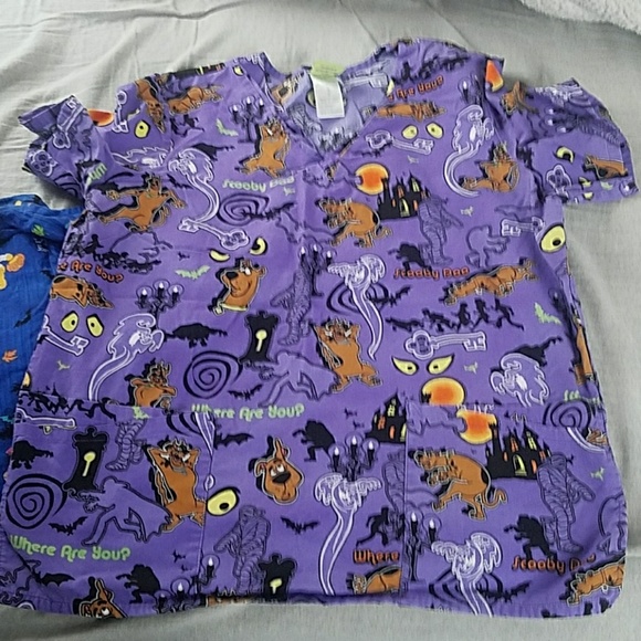 Cartoon Halloween scrubs - Picture 4 of 4